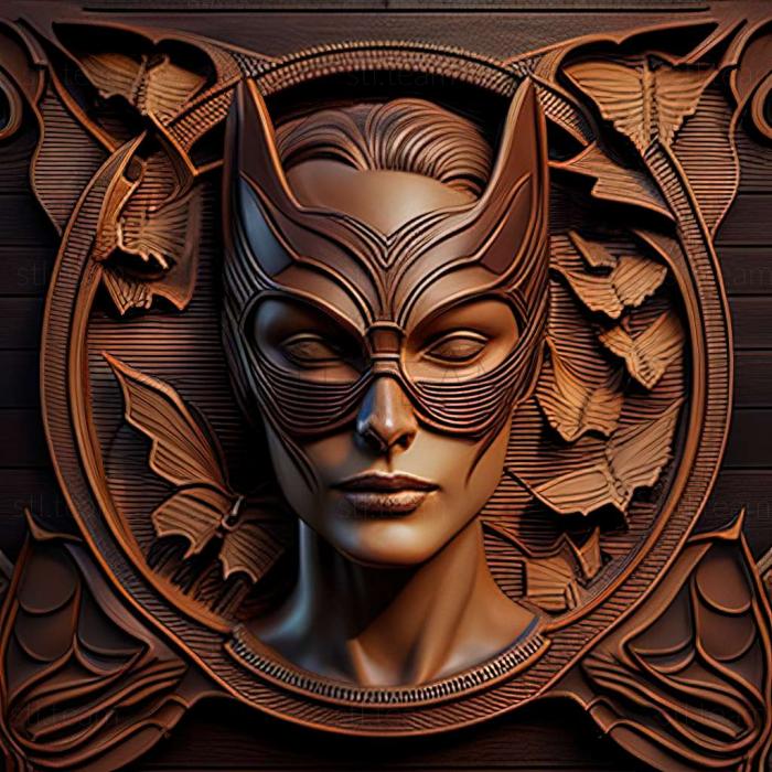 3D model Catwoman game (STL)